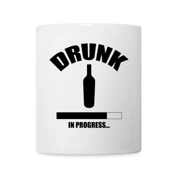 Drunk in progress... - Mug blanc - blanc - Devant