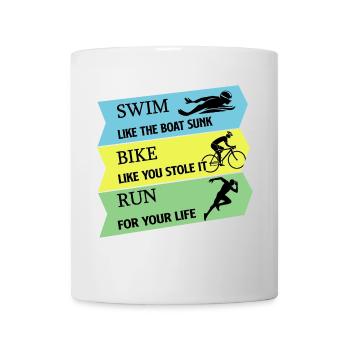 Triathlon - Mug - white - Front