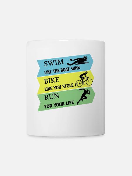 Triathlon - Mug blanc - blanc