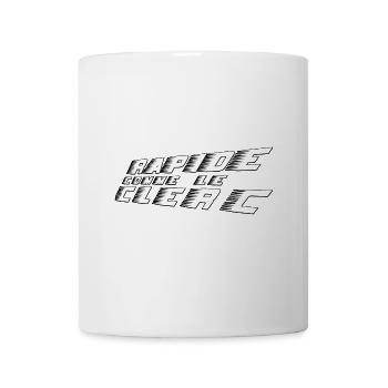 RAPIDE COMME LE CLERC (DE NOTAIRE) - Jeux de Mots - Mug blanc - blanc - Devant
