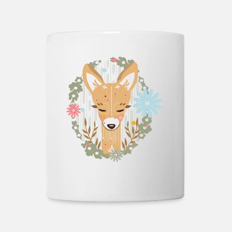 A deer in the forest - Mug - white