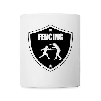 Fencing - Mug blanc - blanc - Devant
