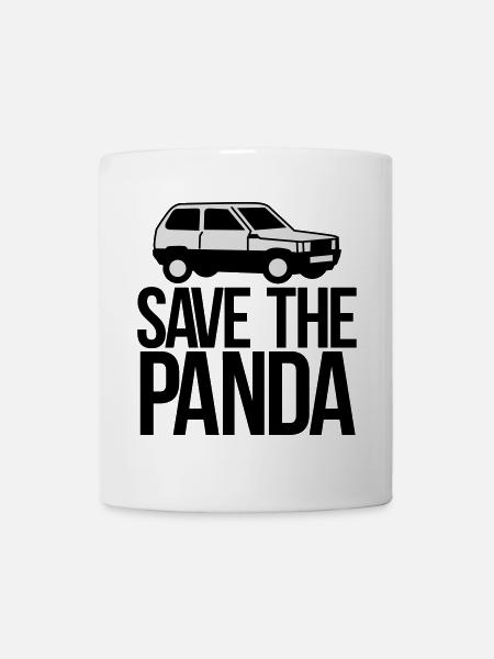 save the panda - Tasse - Weiß