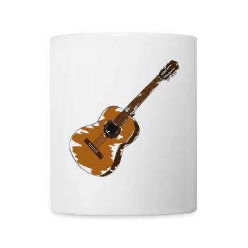 guitare - Mug blanc - blanc - Devant