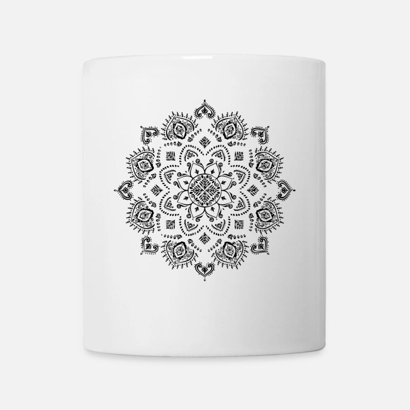 Mandala - Tasse - Weiß