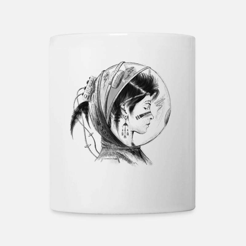 Astronaut – Weltraum Design - Tasse - Weiß