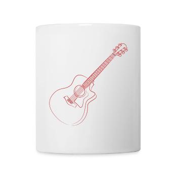 guitar - Mug - white - Front