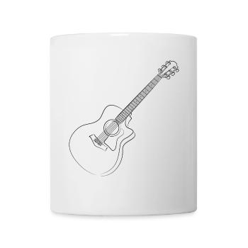 guitar - Mug - white - Front
