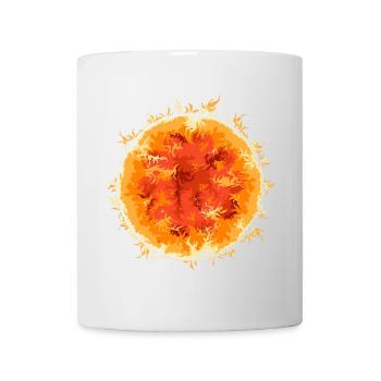 Fireball, Sun, Symbol, Summer, Space, Space - Mug - white - Front
