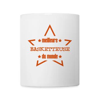Meilleure Basketteuse / Basketball / Basket ball - Mug - white - Front