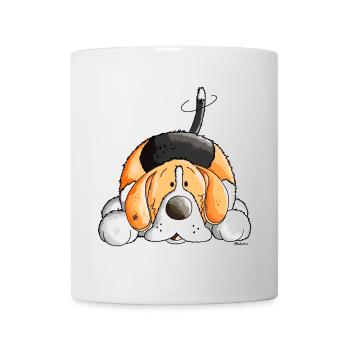 Happy Beagle - Mug - white - Front