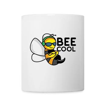 The cool bee "BEE COOL" gift - Mug - white - Front