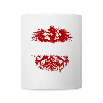 Österreich Adler Flagge Rot Weiß Rot Wappen - Tasse - Weiß - Vorne