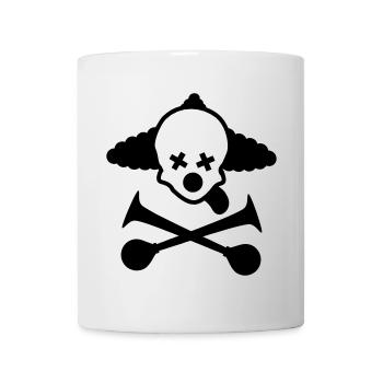 totenkopf clown - Tasse - Weiß - Vorne