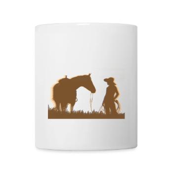 Western girl - Mug - white - Front