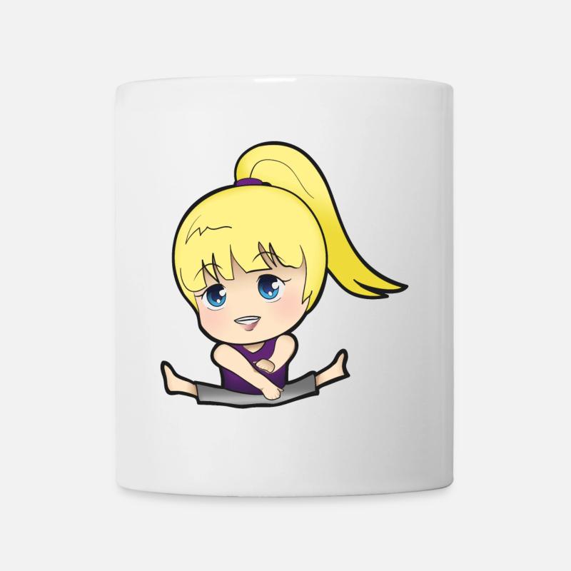Chibi Anime Manga Splitkick - Tasse - Weiß
