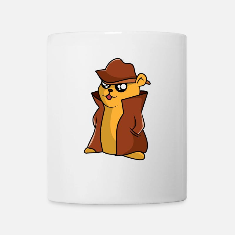 Detektiv Hamster - Tasse - Weiß