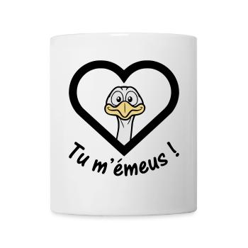 Tu m émeus - Mug blanc - blanc - Devant