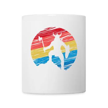 Furchtloser Krieger Kampf Wikinger Mittelalter - Tasse - Weiß - Vorne