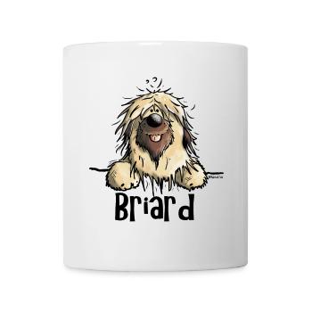 Funny Briard - Mug - white - Front
