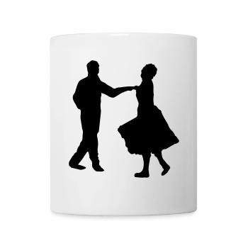 Dancers, dancing couple - Mug - white - Front