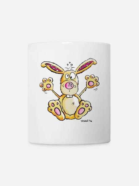 Happy Bunny - Mug - white