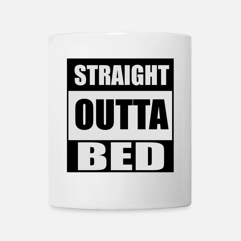 Straight Outta Bed - Mug - white