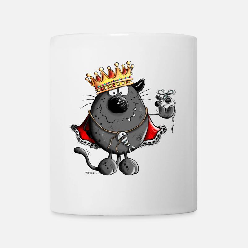Cat King - Mug - white
