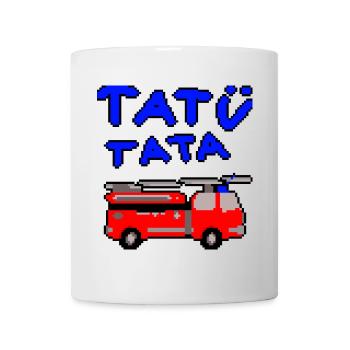 Pompiers Tatütata - Mug blanc - blanc - Devant