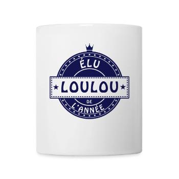 elu loulou - Mug blanc - blanc - Devant