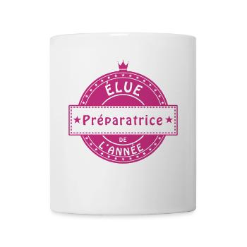 elue preparatrice - Mug blanc - blanc - Devant