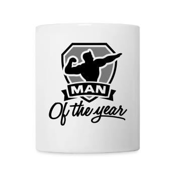 Man of the year 2 clr - Mug blanc - blanc - Devant