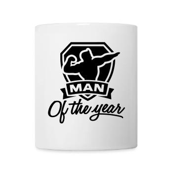 Man of the year 1 clr - Mug blanc - blanc - Devant