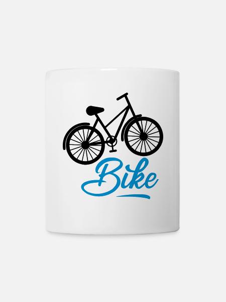 Fahrrad - Tasse - Weiß