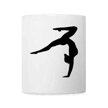 Gymnastics, gymnastics ( super cheap!) - Mug blanc - blanc - Devant