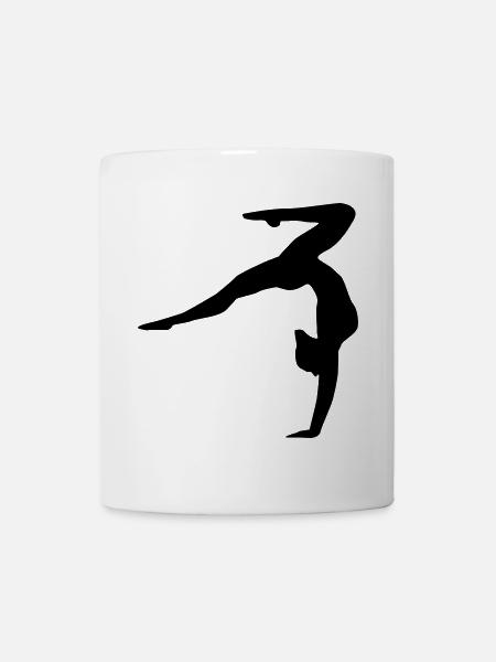Gymnastics, gymnastics ( super cheap!) - Mug blanc - blanc
