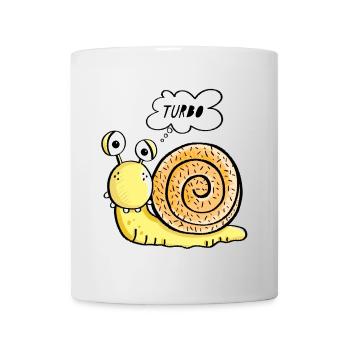 Turbo Schnecke - Tasse - Weiß - Vorne