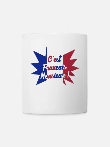 France Français Française French Frankreich - Mug blanc - blanc