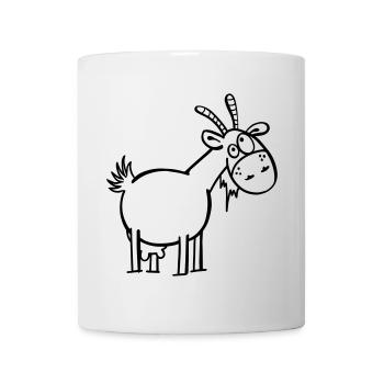 Little Goat - Goats - Animal - Gift - Cartoon - Mug - white - Front