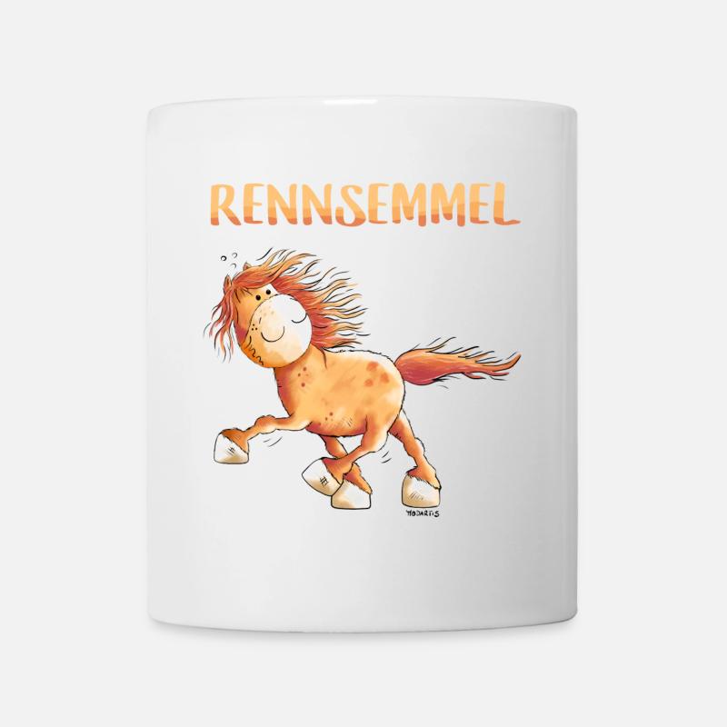 Rennsemmel Islandpferd - Isländer - Rennpass - Tasse - Weiß