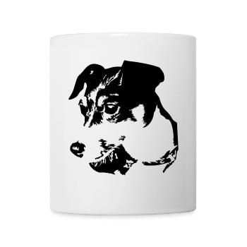 Jack Russell Terrier head - Mug - white - Front