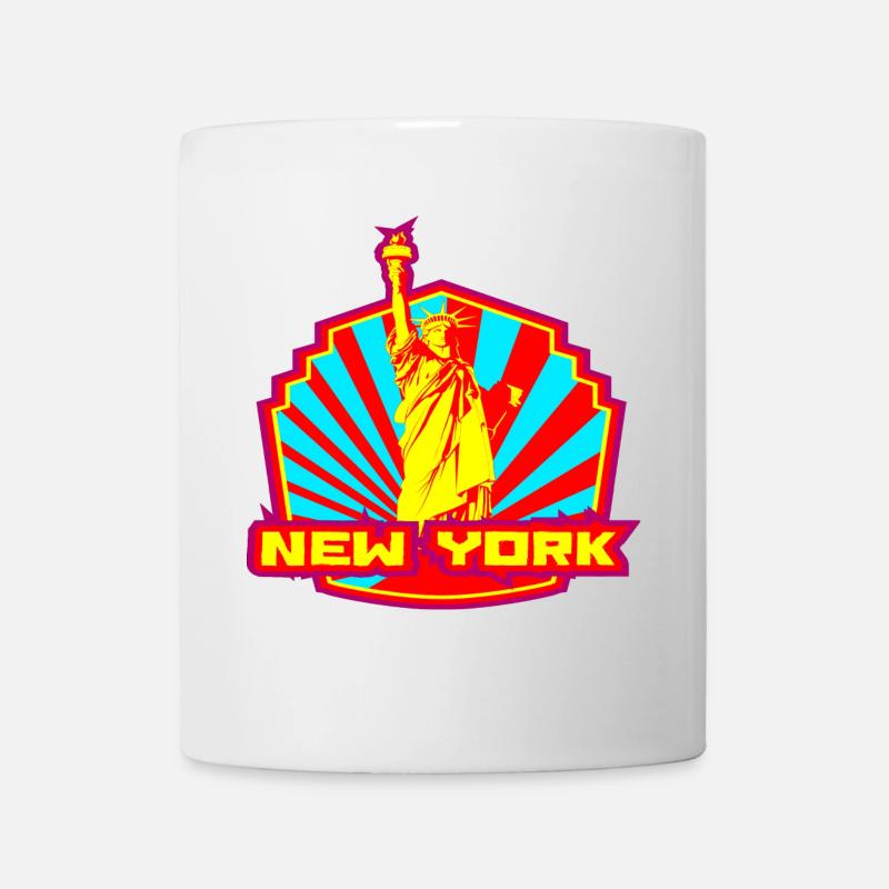 new York - Mug - white