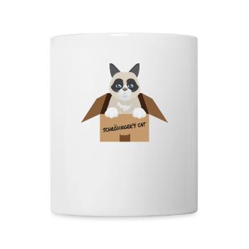 Idée de cadeau pour le chat de Schroedlinger - Mug blanc - blanc - Devant