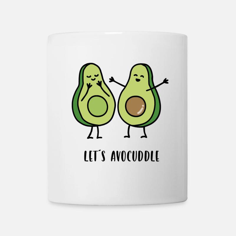 Let's avocuddle - Mug - white