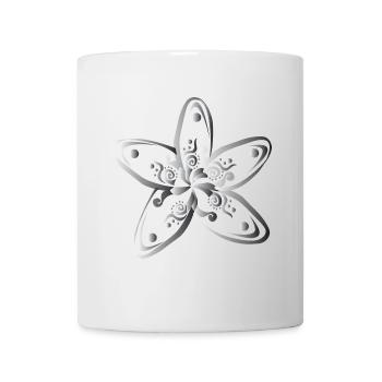 Hawaii flower plumeria syllable gift idea - Mug - white - Front