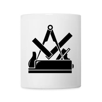 Tischler Zunftzeichen - Tasse - Weiß - Vorne