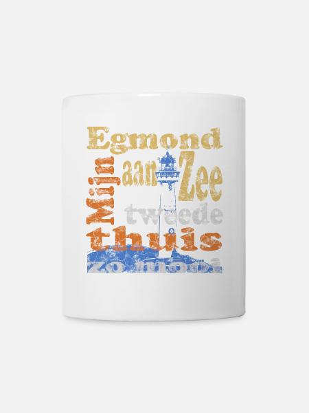Egmond aan Zee Holland - Tasse - Weiß