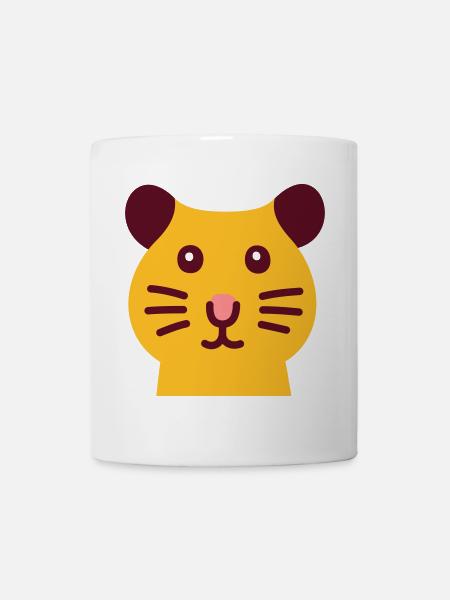 Mignon hamster - Mug blanc - blanc