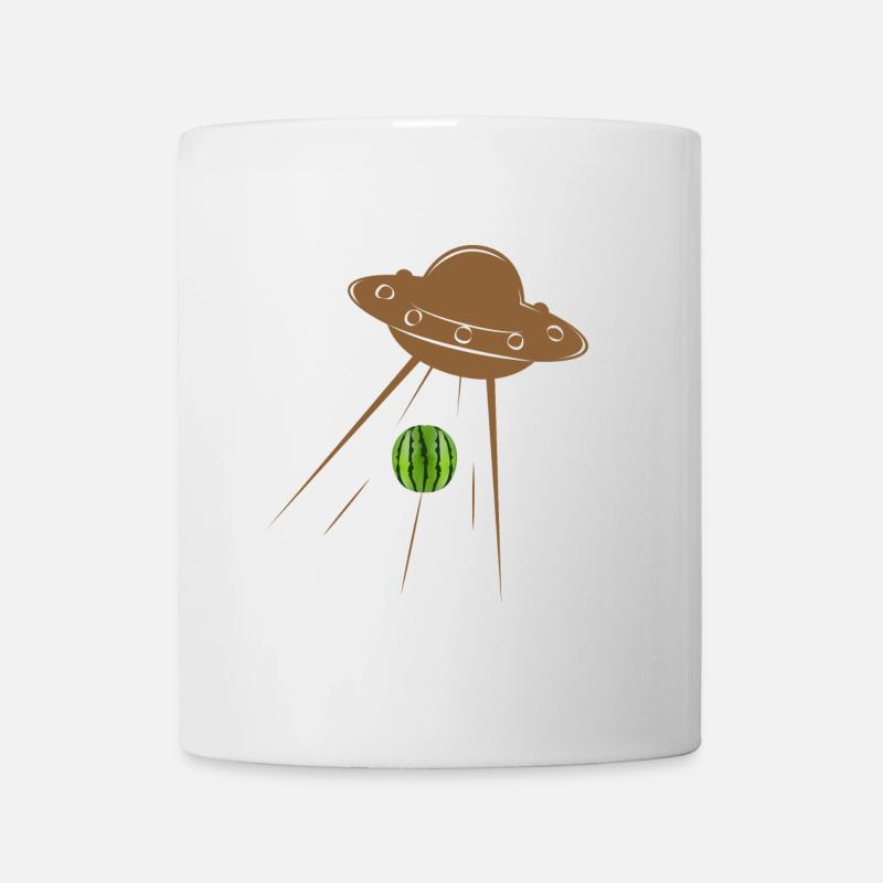UFO Wants A Watermelon Why The Aliens Visited Us - Mug - white