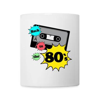 Fête des années 80, chemise amusante, années 80 retour aux années 80..(25) - Mug blanc - blanc - Devant